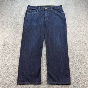 Citizens of Humanity Sid Jeans Mens 33 (33x25) Blue Straight Hemmed USA Made